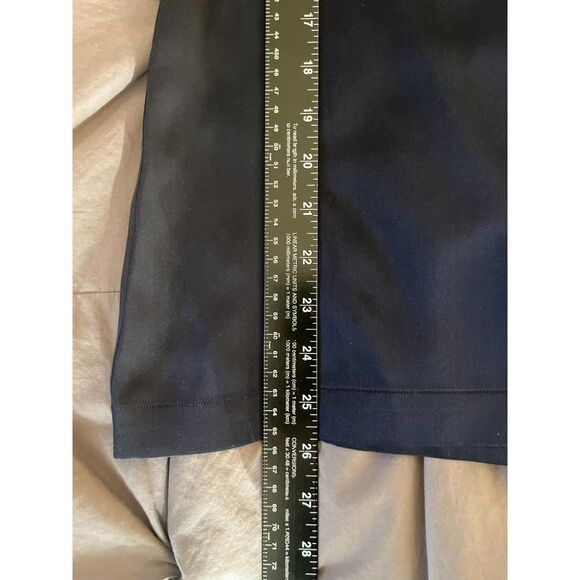 Misha Tzar Designer Navy Silk Blouse Navy Cap Sleeve - Picture 7 of 7